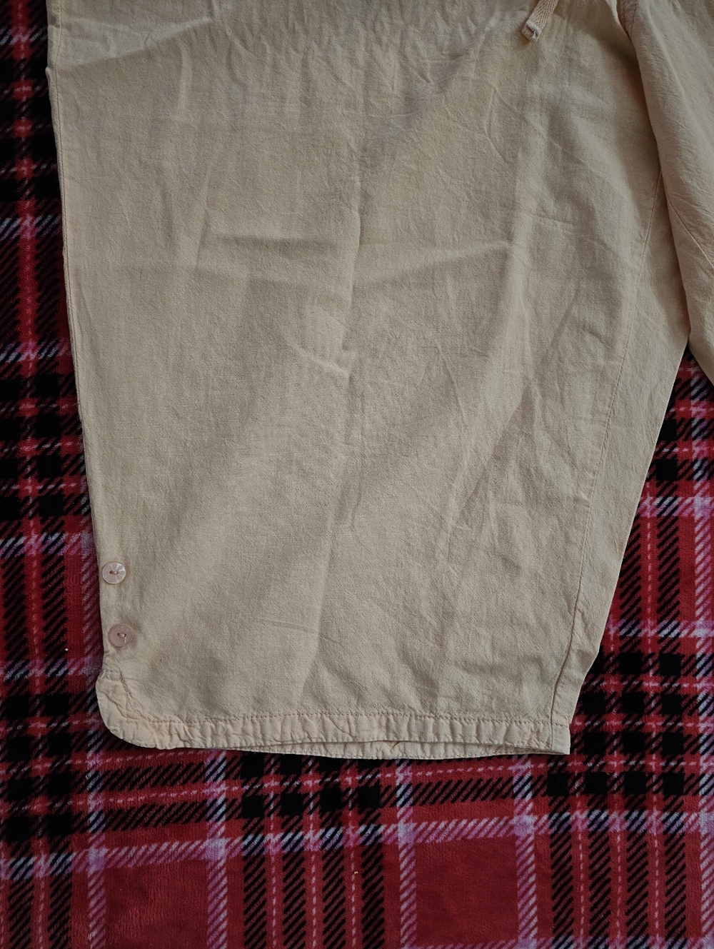 Gloria Vanderbilt Light Coral Drawstring Pocket Casual Shorts - Picture 3 of 6